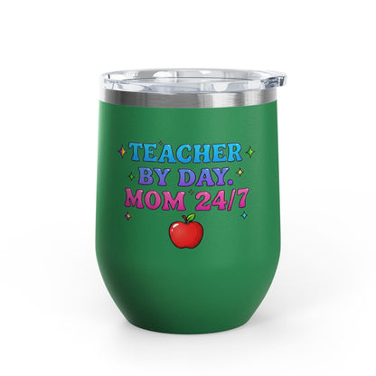 Teacher by day mom 24/7 Tumbler
