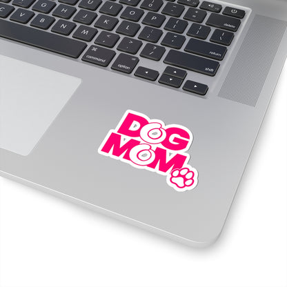 Dog mom pink Sticker