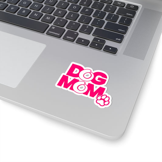 Dog mom pink Sticker