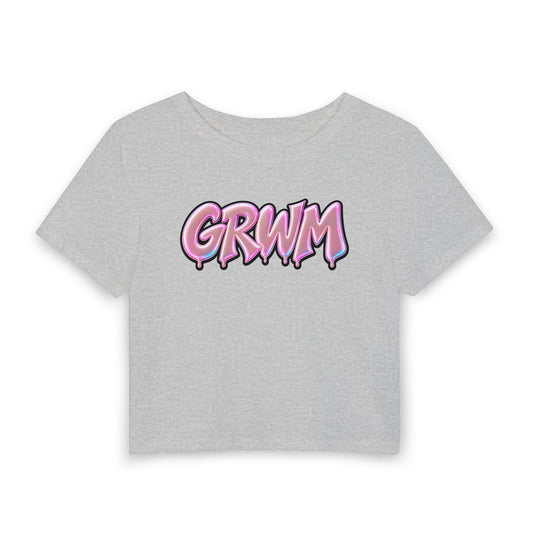 GRWM (Get ready with me) Crop Tee