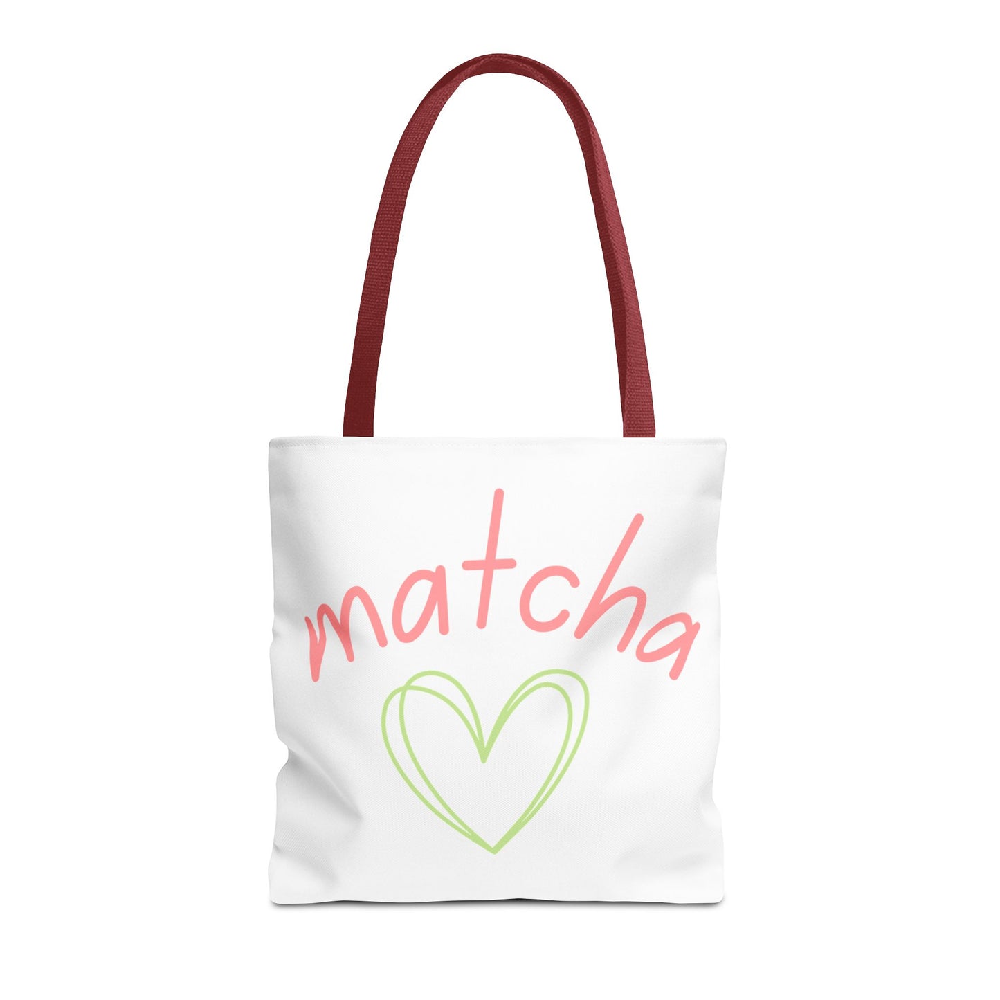 Matcha Heart Tote Bag