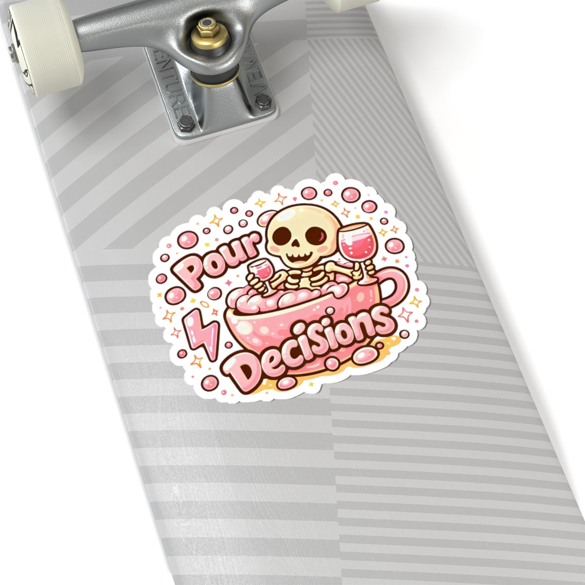 Pour decisions Sticker