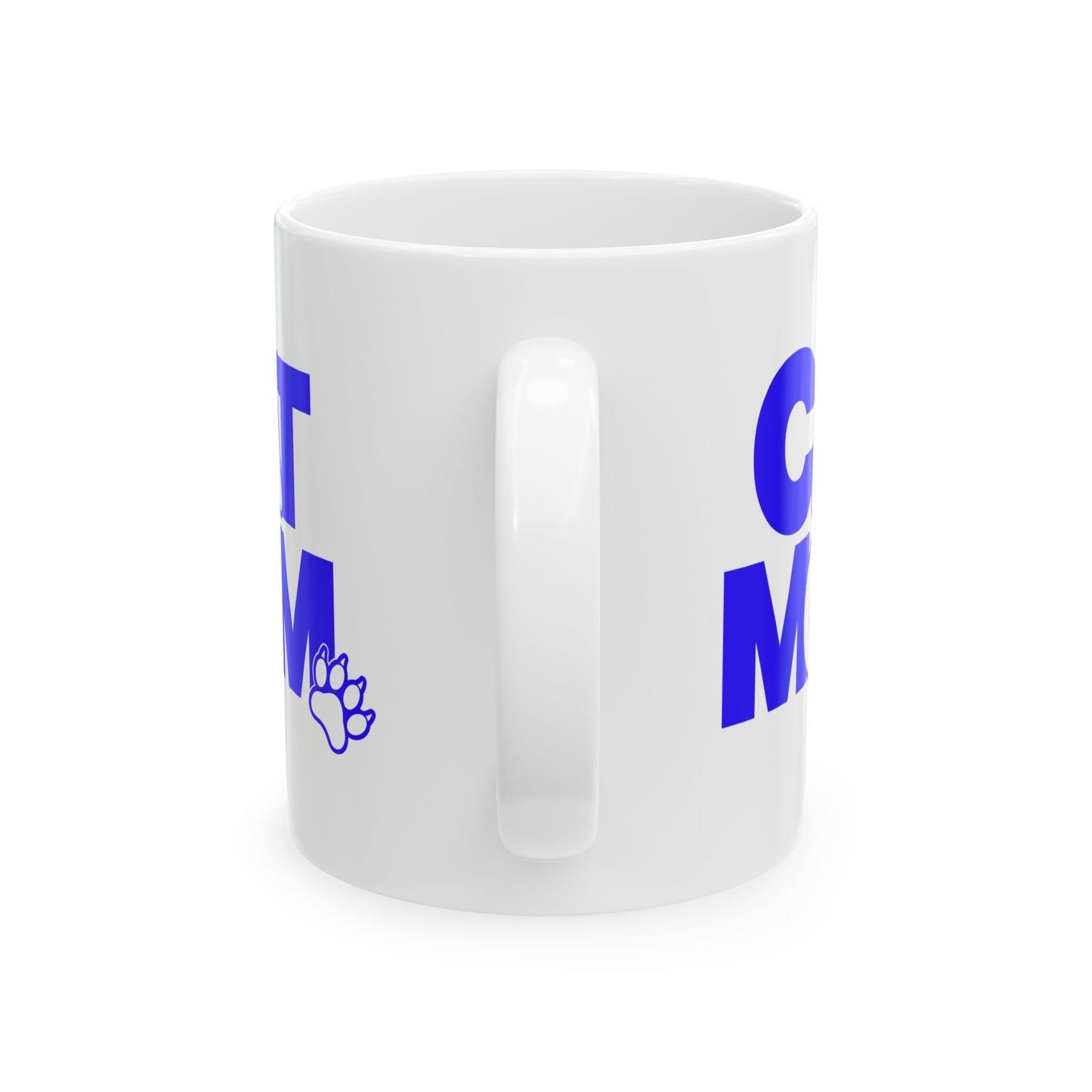 Cat mom blue Mug