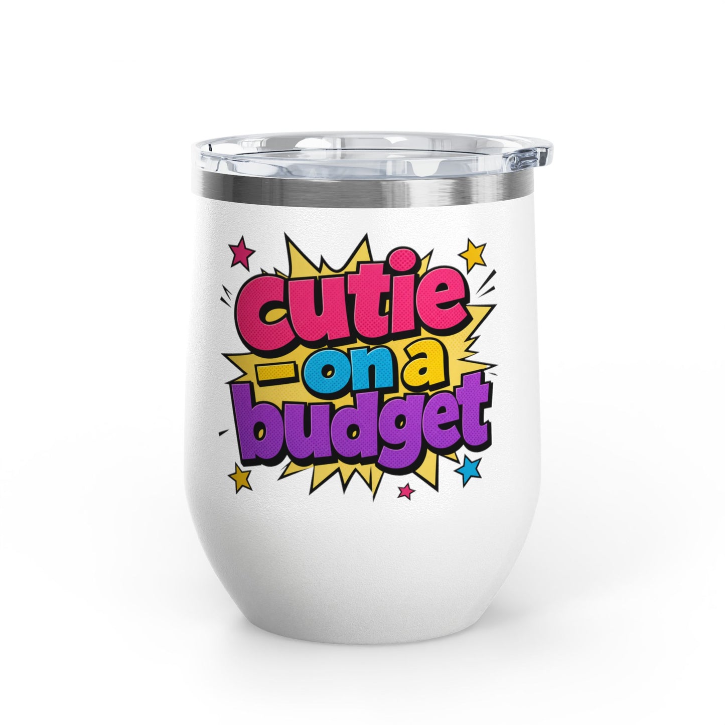 Cutie on a budget Tumbler