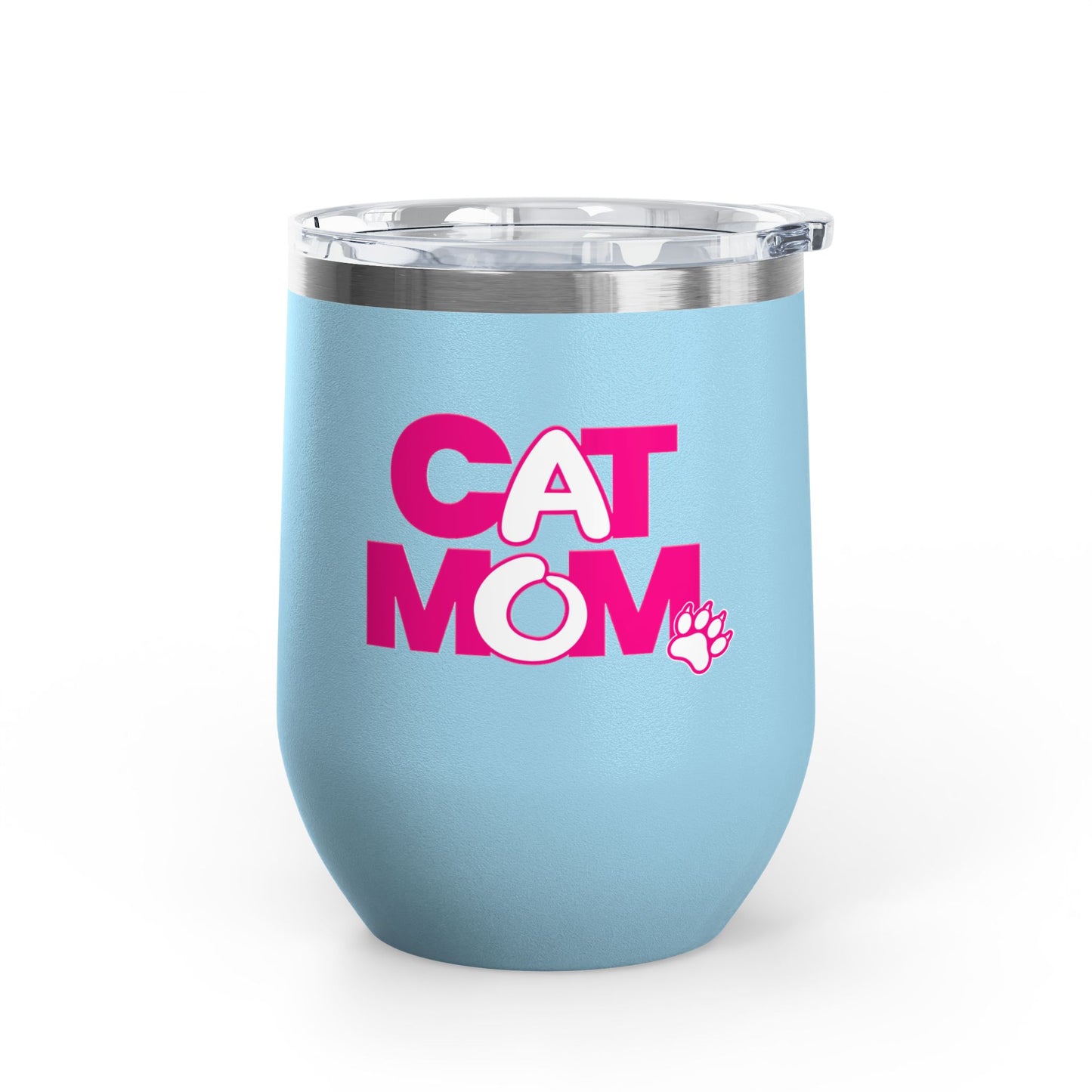 Cat mom pink Tumbler