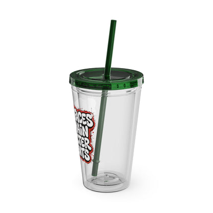I turn faces into main character moments Insulated Cup