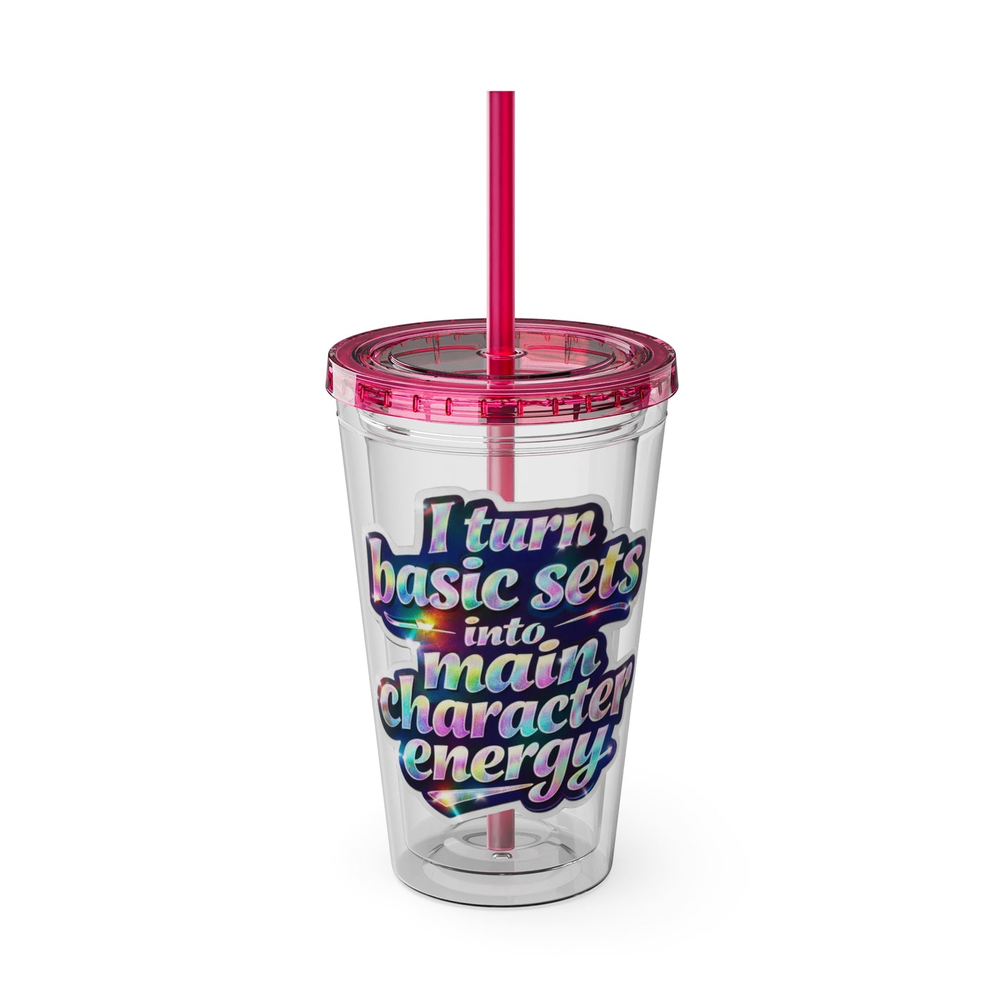 I turn basic sets into main character energy Clear Insulated Cup