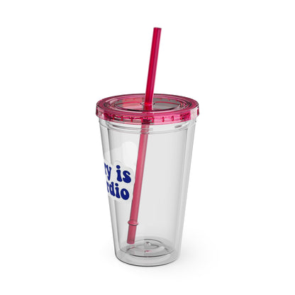 Surgery is my cardio Clear Insulated Cup