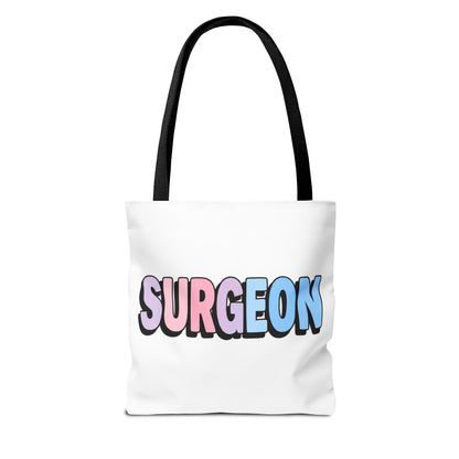 SURGEON faux sticker Tote Bag