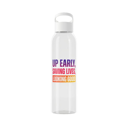 Up early, saving lives, looking good Water Bottle