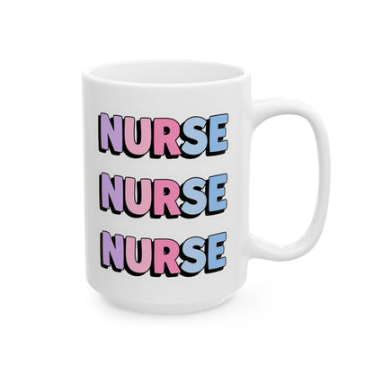 NURSE faux sticker Mug