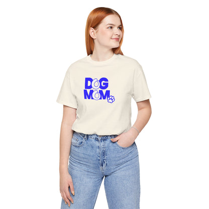 Dog mom blue T-shirt