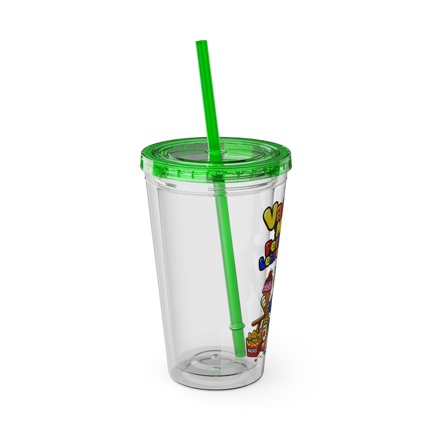 Vacation mode feed me and leave me alone Clear Insulated Cup