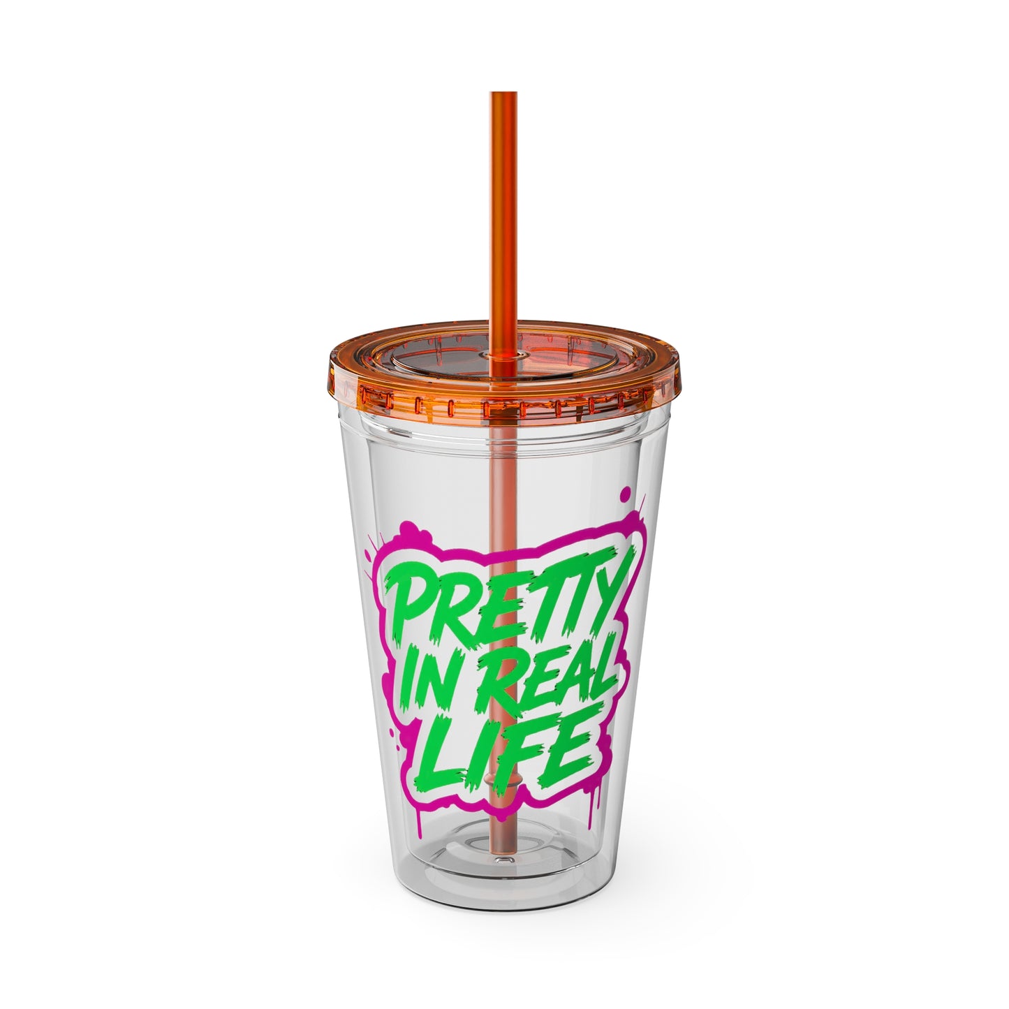 Pretty in real life Clear Insulated Cup