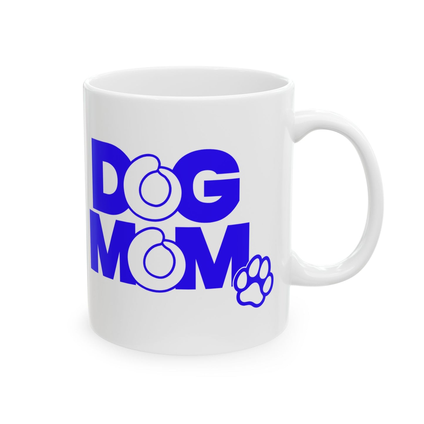 Dog mom blue Mug