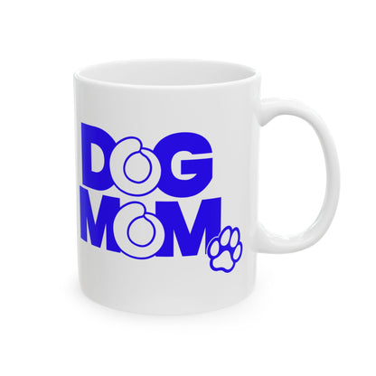 Dog mom blue Mug