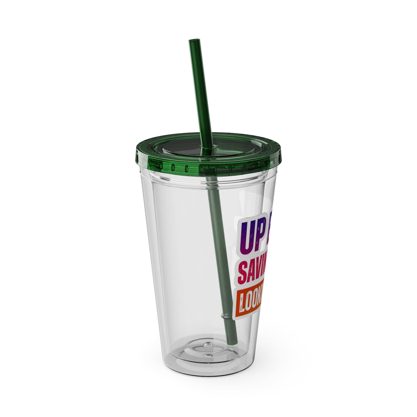 Up early, saving lives, looking good Clear Insulated Cup