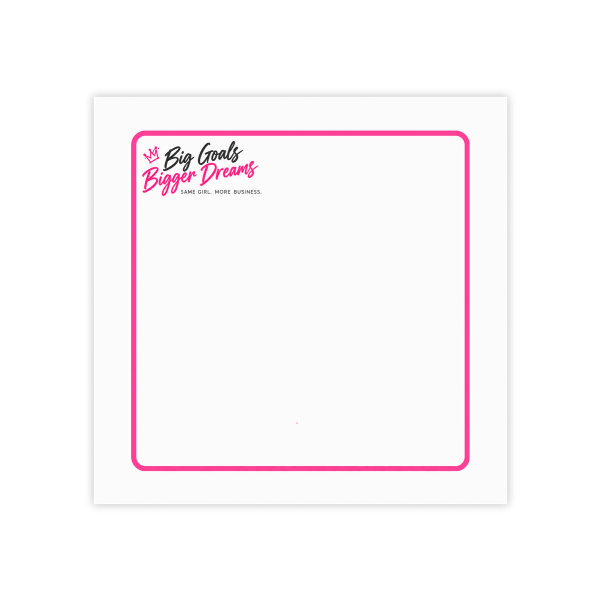 Big Goals Post-it Note Pads
