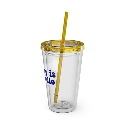 Surgery is my cardio Clear Insulated Cup