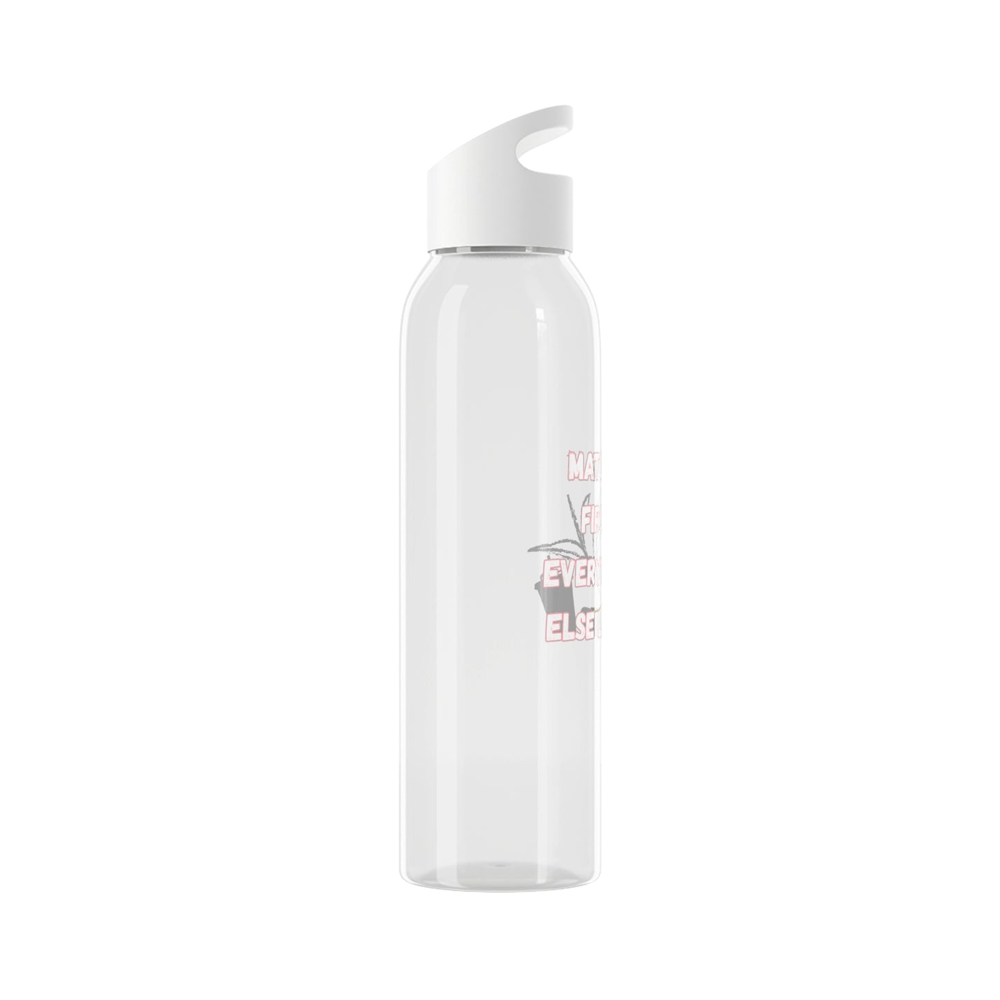 Matcha First, Everything Else Later Water Bottle