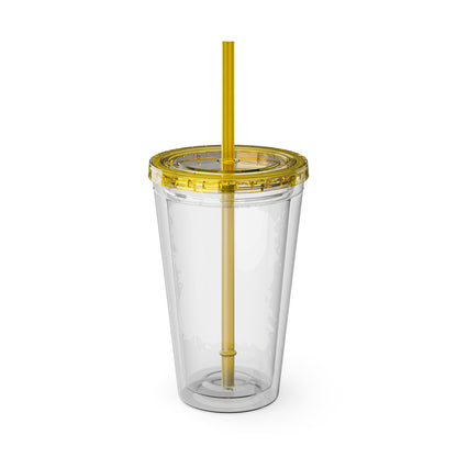 I handle chaos before lunch Clear Insulated Cup