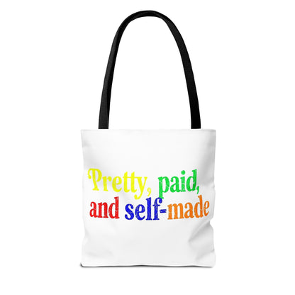 Pretty, paid, and self-made Tote Bag