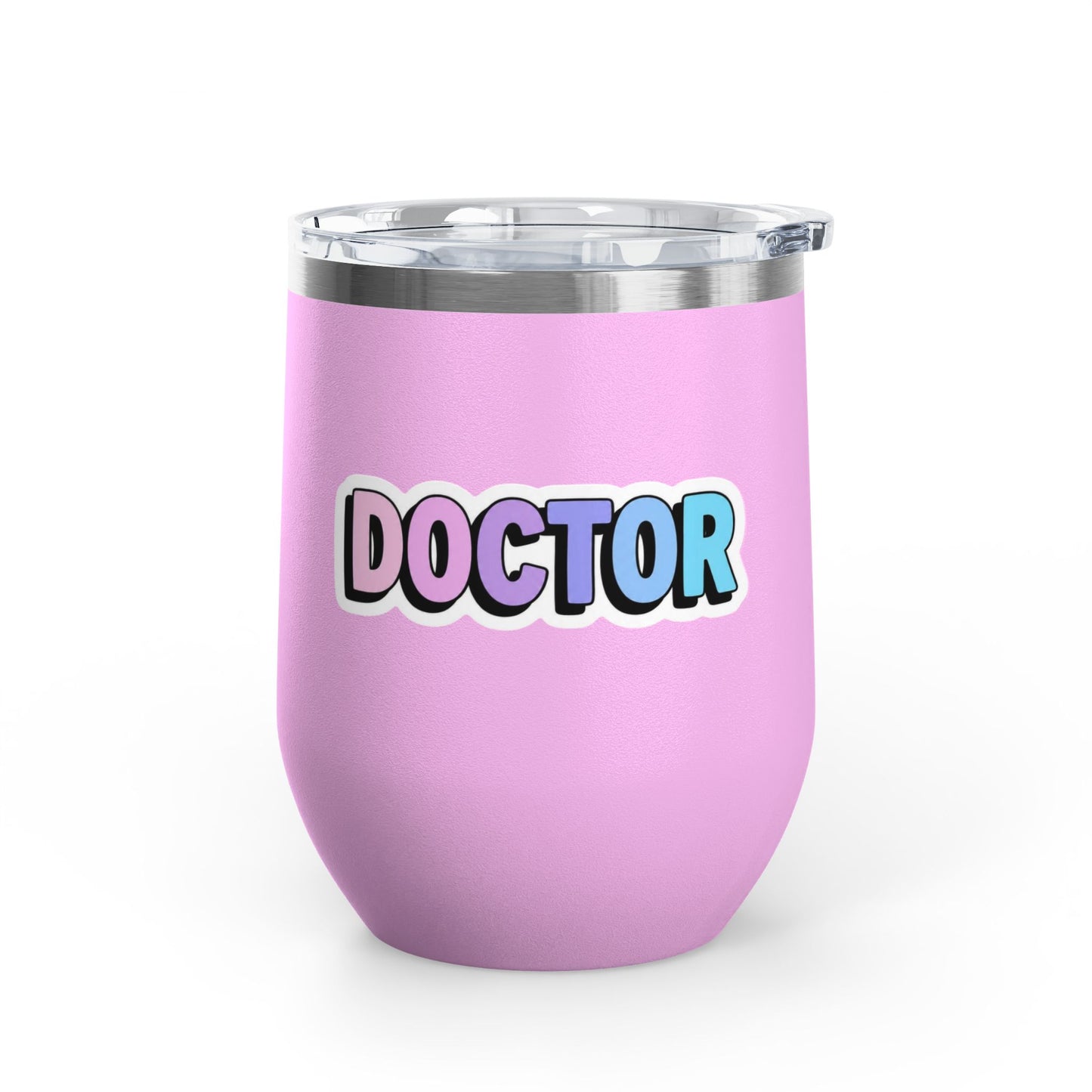DOCTOR faux sticker Tumbler