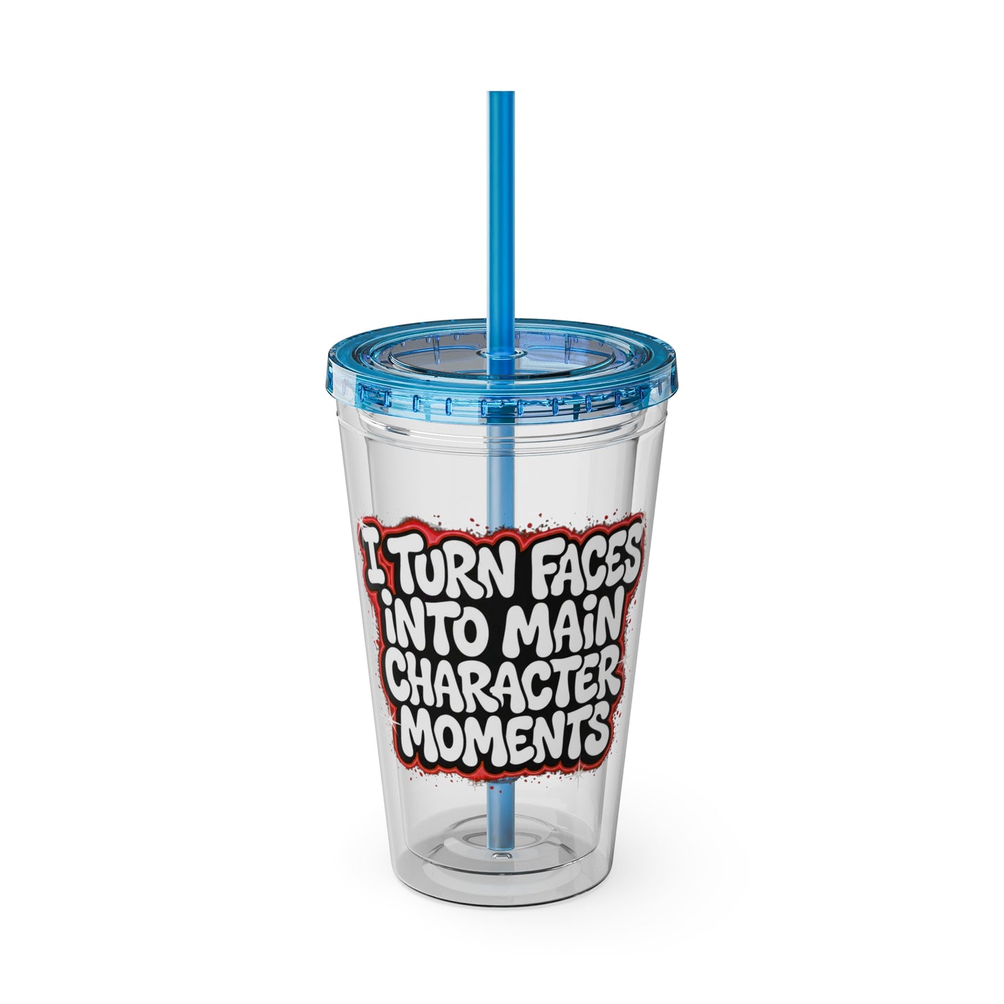 I turn faces into main character moments Insulated Cup