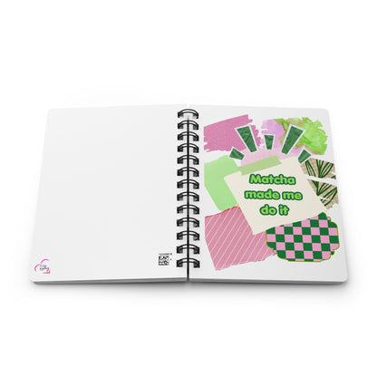 Matcha made me do it Spiral Journal