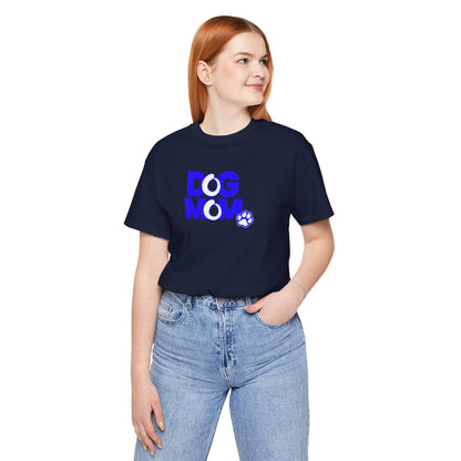Dog mom blue T-shirt