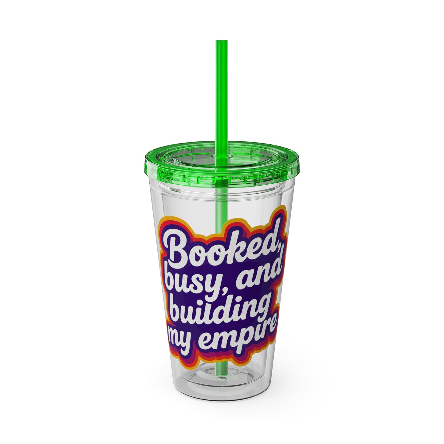 Booked, busy, and building my empire Insulated Cup