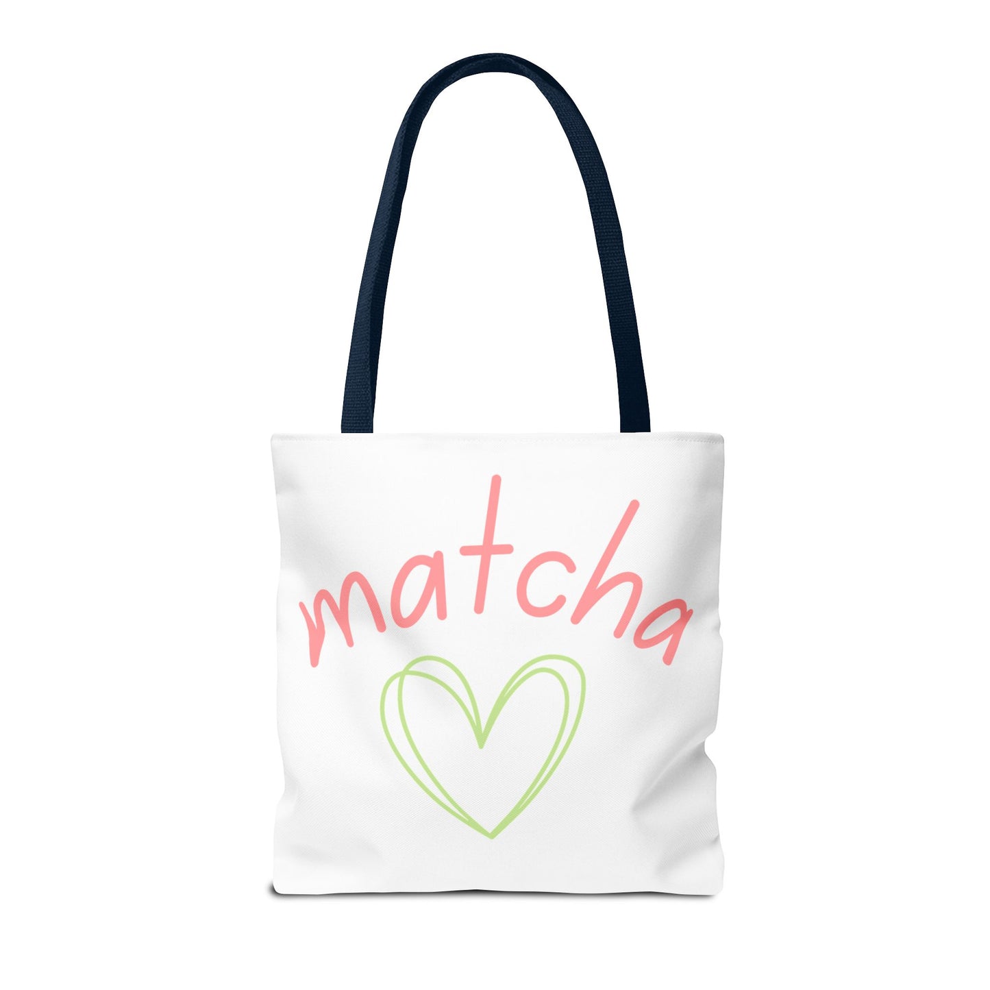 Matcha Heart Tote Bag