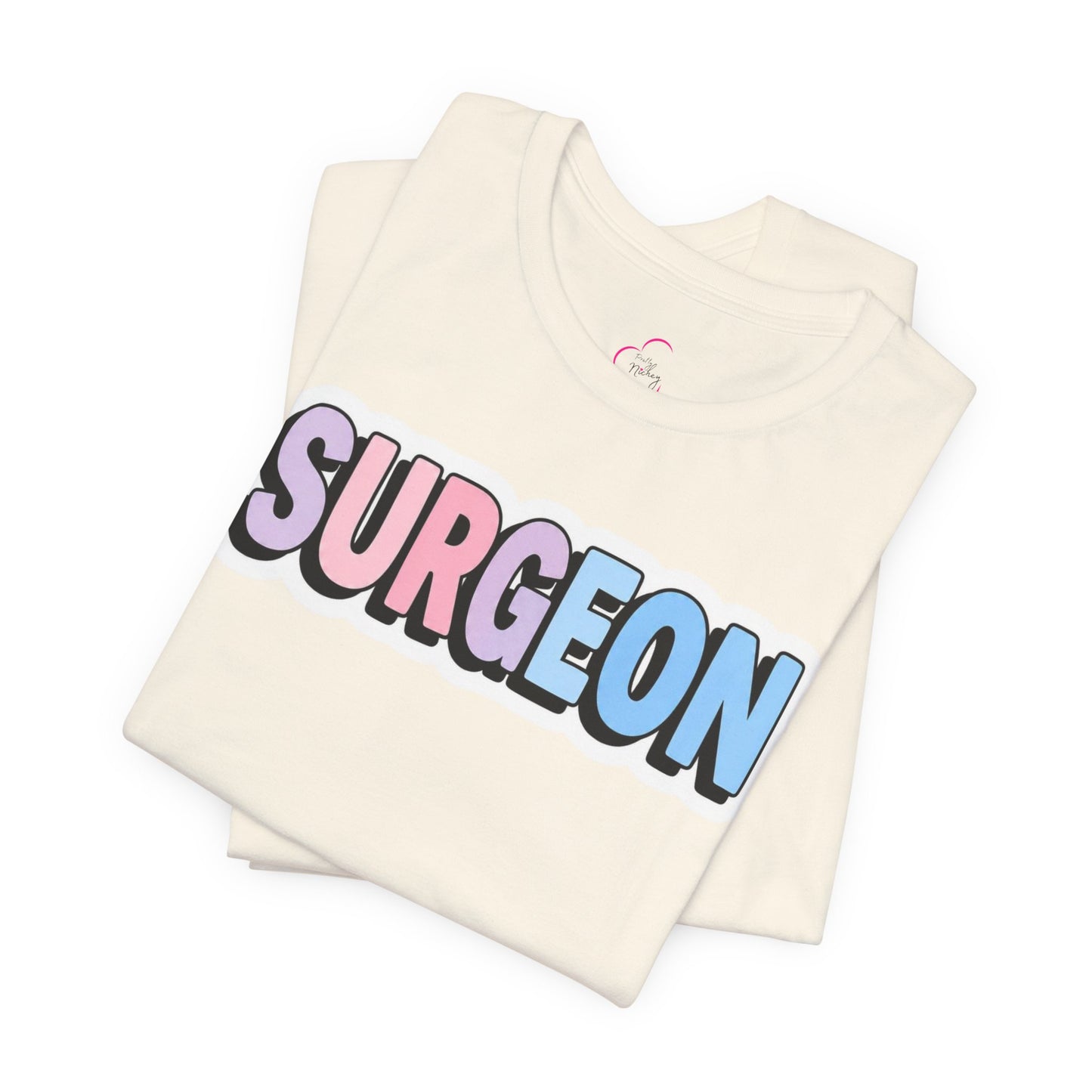 SURGEON faux sticker T-shirt