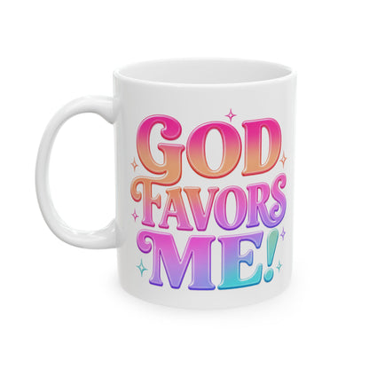 GOD favors me! Mug