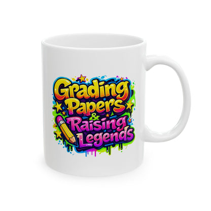 Grading papers & raising legends  Mug