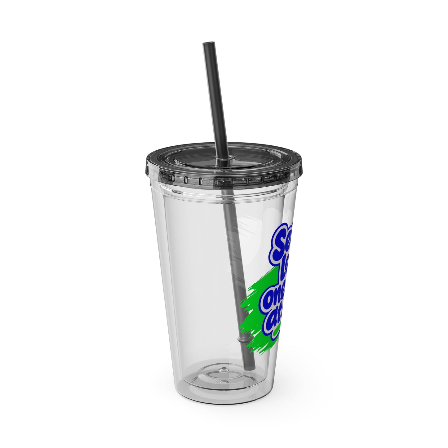Serving looks one client at a time Clear Insulated Cup
