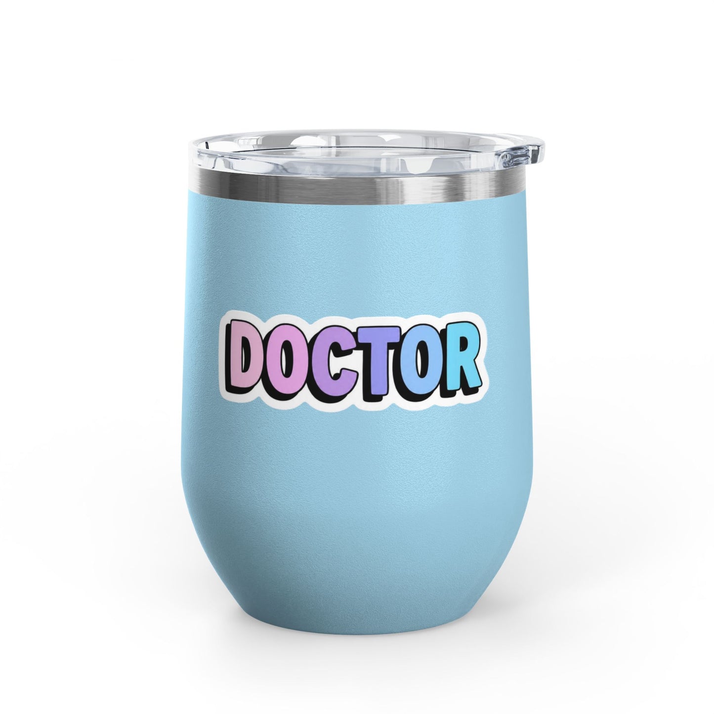DOCTOR faux sticker Tumbler