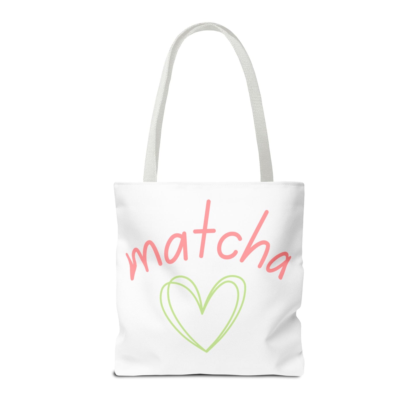 Matcha Heart Tote Bag