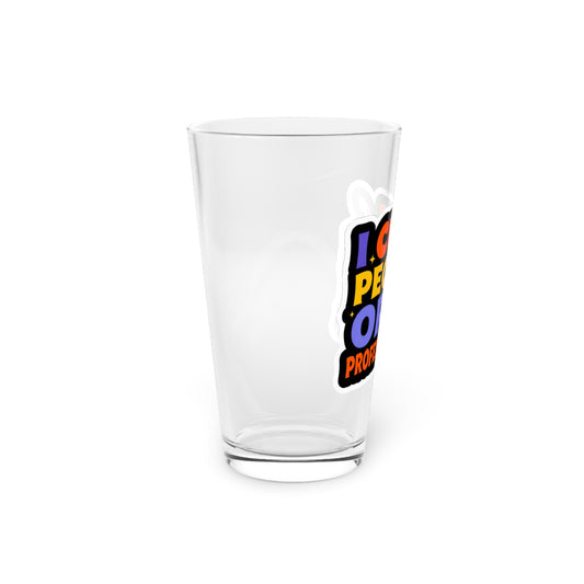 I cut people open professionally Beer Glass