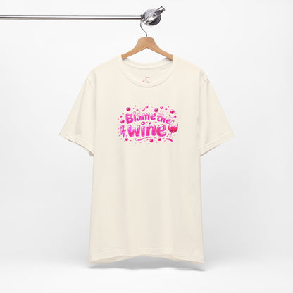 Blame the wine T-shirt