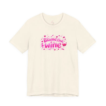 Blame the wine T-shirt