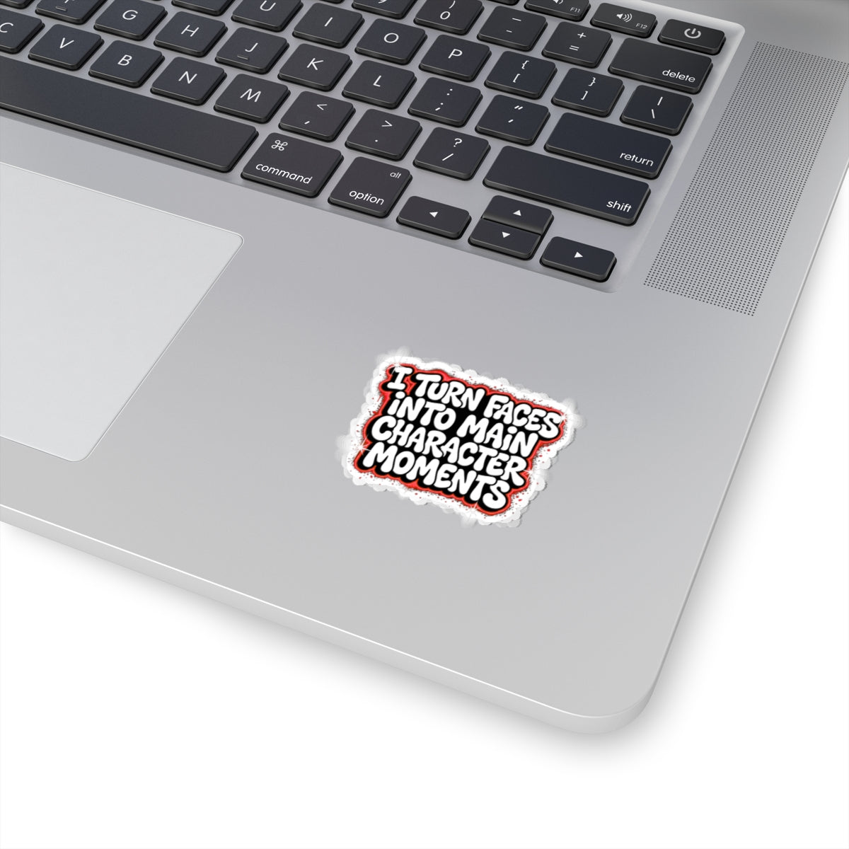 I turn faces into main character moments Sticker