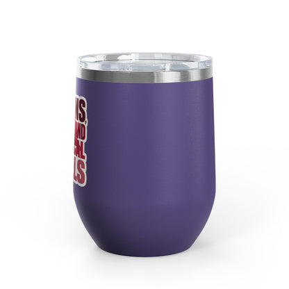 Brains, scrubs and surgical skills pink Tumbler