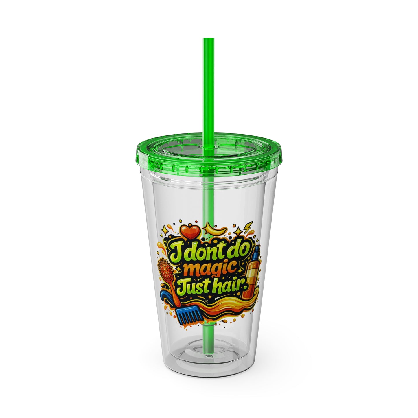 I don't do magic. Just hair Clear Insulated Cup