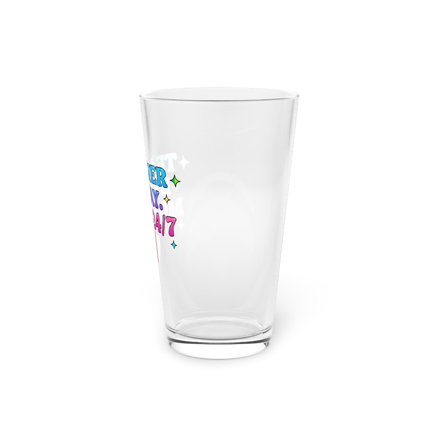 Teacher by day mom 24/7 Beer Glass