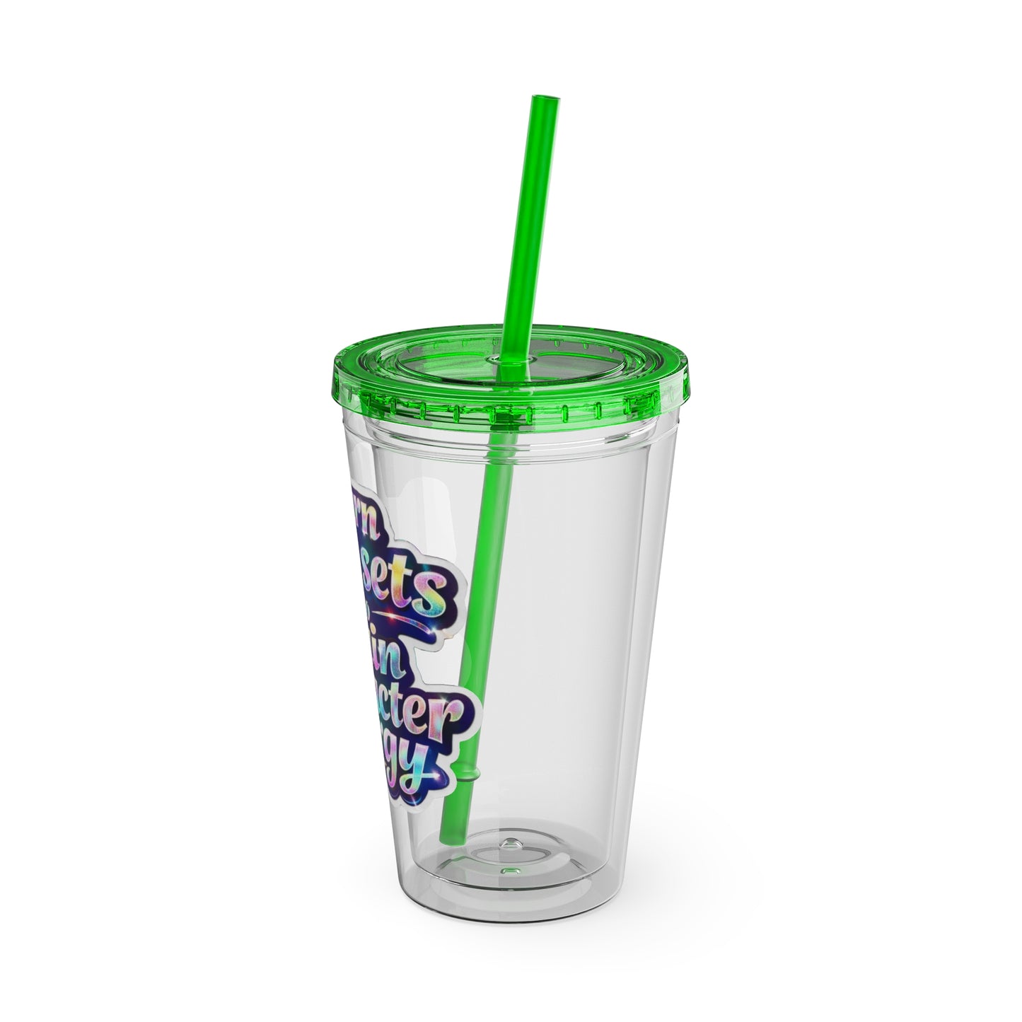 I turn basic sets into main character energy Clear Insulated Cup