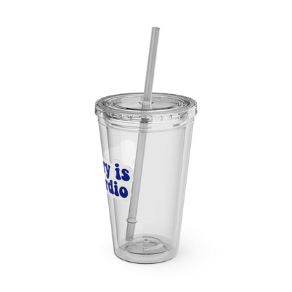 Surgery is my cardio Clear Insulated Cup