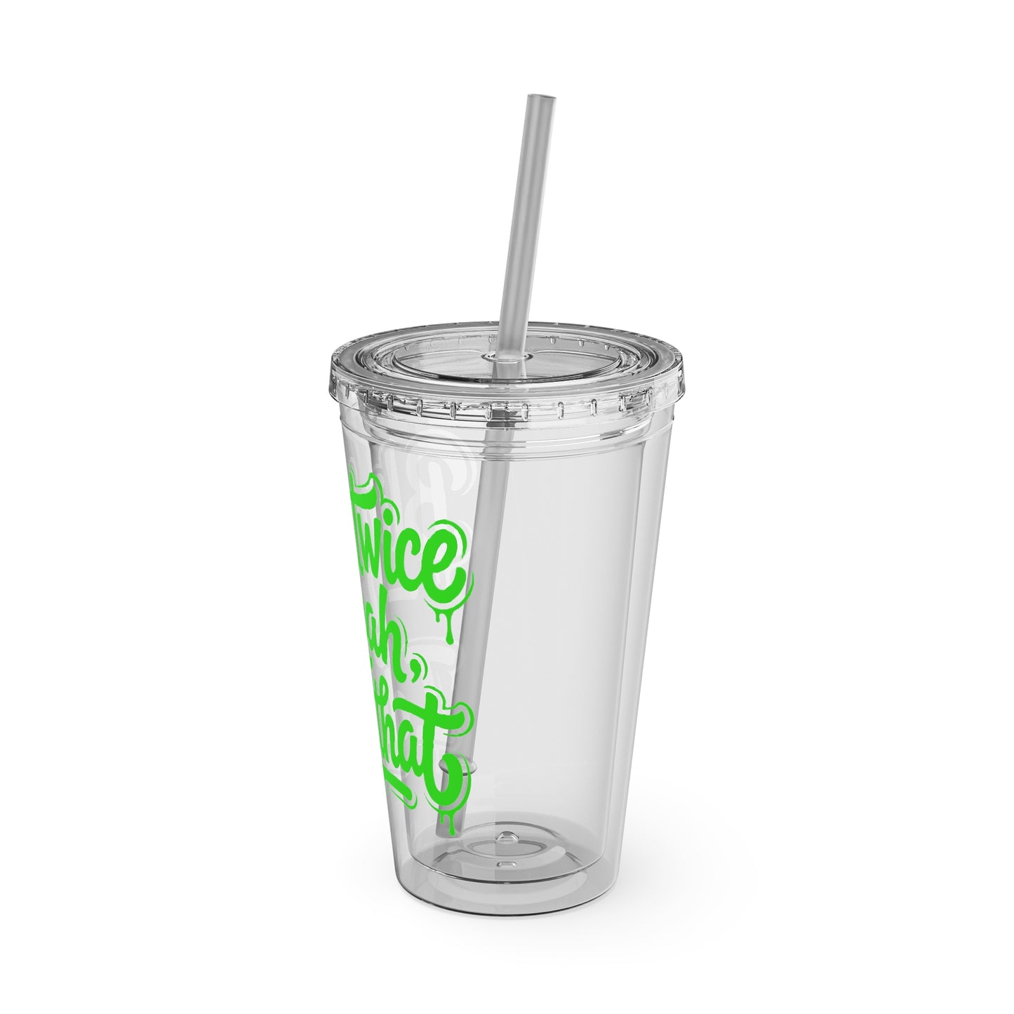 Blink twice yeah I did that Clear Insulated Cup