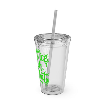Blink twice yeah I did that Clear Insulated Cup