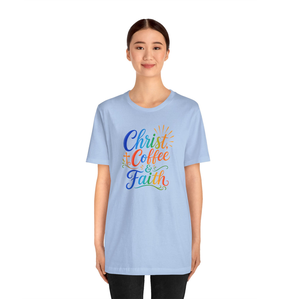 Christ, coffee and faith T-shirt